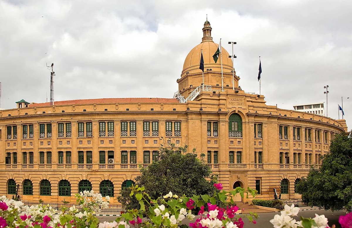 The Karachi Port Trust head office on West Wharf Road